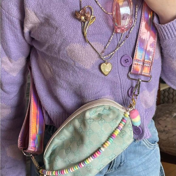 CANDY special request ! bag Gucci x Fatally Feminine custom converted pouch. - Picture 2 of 10